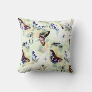 Cojín Decorativo Bonita mariposa elegante de colores