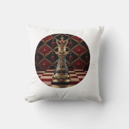 Cojín Decorativo Bonita pieza de ajedrez de estilo barroco - La Rei