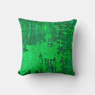 Cojín Decorativo Bonita superficie verde antigua con textura de got