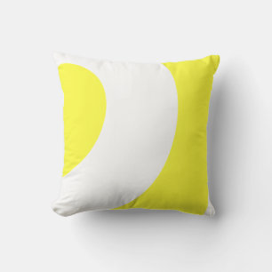 Cojín Decorativo Bonito Amarillo y blanco