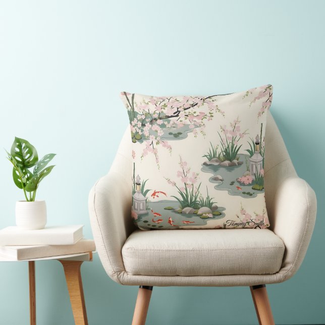 Cojín Decorativo Bonito Cherry Blossom Floral Charm (Silla)