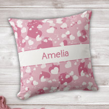 Bonito de amor rosa personalizado