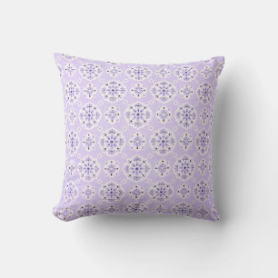 Cojín Decorativo Bonito de patrón púrpura pastoral
