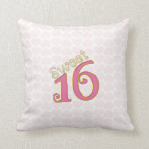 Cojín Decorativo Bonito en el dulce rosado 16