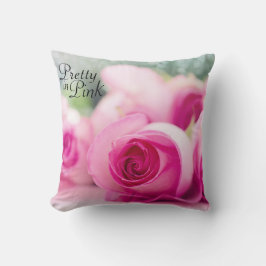 Cojín Decorativo Bonito en rosas rosas rosas