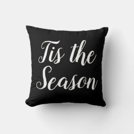 Cojín Decorativo bonito ES LA TEMPORADA - tipografía |
