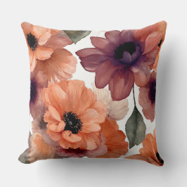 Cojín Decorativo Bonito Floral acuática