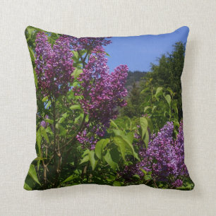 Cojín Decorativo Bonito Flores Lilac
