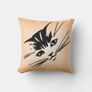 Cojín Decorativo Bonito Kitty Cat Face Pillow