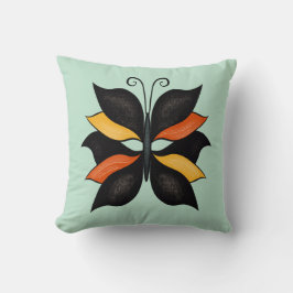 Cojín Decorativo Bonito Mariposa Resumen Arte