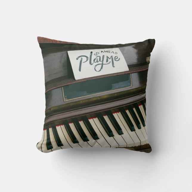 Cojín Decorativo Bonito Piano (Anverso)
