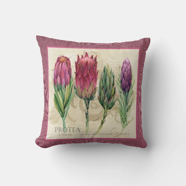 Cojín Decorativo Bonito Protea Pillow (Anverso)