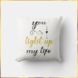 Cojín Decorativo Bonito que iluminas mi vida