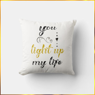 Cojín Decorativo Bonito que iluminas mi vida