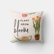 Bonito Script Planta Crecer Bloom Tulip