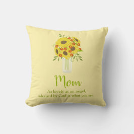 Cojín Decorativo Bonito Sunflower Bouquet para mamá