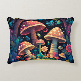 Cojín Decorativo Bonitos hongos mágicos