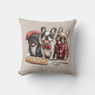 Cojín Decorativo Bonjour Bulldogs Franceses