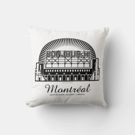 Cojín Decorativo Bonjour, Hi Montréal