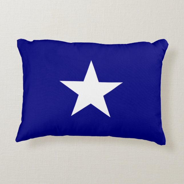 Cojín Decorativo Bonnie Blue Flag Estrella Blanca (Reverso)