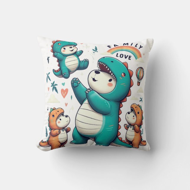 Cojín Decorativo Bono DinoBear (Anverso)