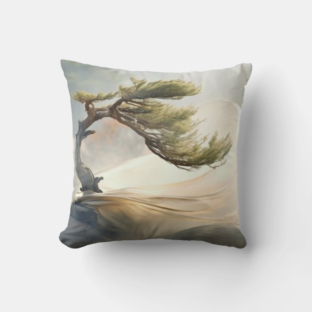 Cojín Decorativo Bonzai Plant Wind Tranquil (Anverso)