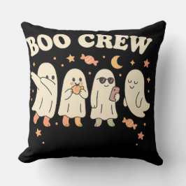 Cojín Decorativo Boo Crew Cute Ghost Squad Divertido Halloween