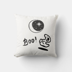 Cojín Decorativo Boo fantasma lunar
