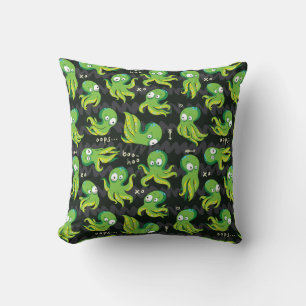 Cojín Decorativo Boo Octopus Green Kids Clothing & Décing