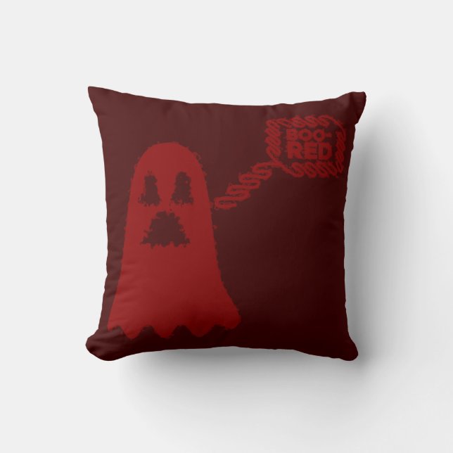 Cojín Decorativo Boo-Red Pillow (Anverso)