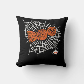 Cojín Decorativo Boo Spider Web Funny Cute Spider Gráfico web