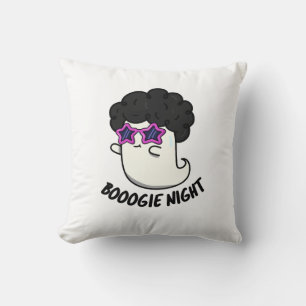 Cojín Decorativo Boogie Night Funny Halloween Ghost Pun