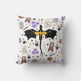 Cojín Decorativo Bookish Fourth Wing Throw Cushion