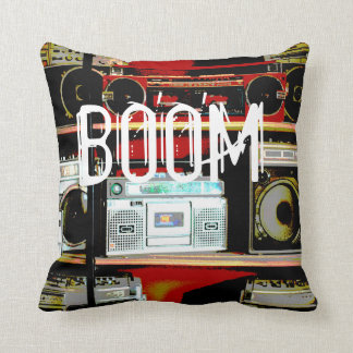 Cojín Decorativo Boom Box Boombox Retro 1980 s 80s Colorful Vintage