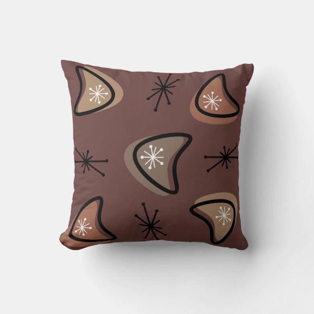 Cojín Decorativo Boomerangs atómicos estrenan academia oscura (Anverso)