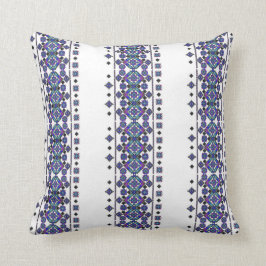 Cojín Decorativo Bordado azul