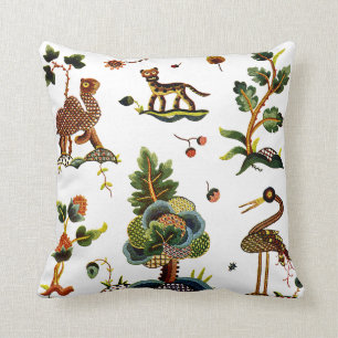 Cojín Decorativo Bordado jacobeo tradicional hermoso de la lana