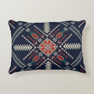 Cojín Decorativo Bordado palestino: Diseño de patrones tradicionale