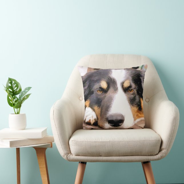 COJÍN DECORATIVO BORDER COLLIE (Silla)