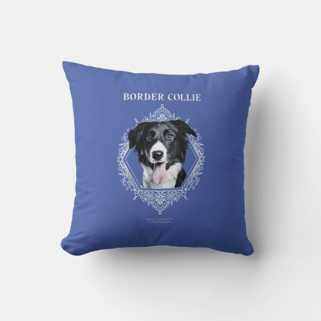 Cojín Decorativo Border Collie  (Anverso)