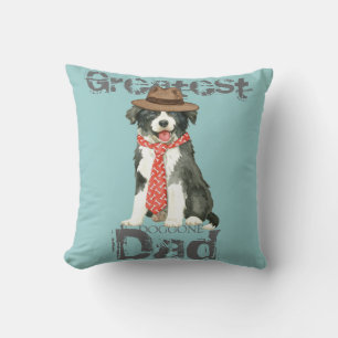 Cojín Decorativo Border Collie Dad