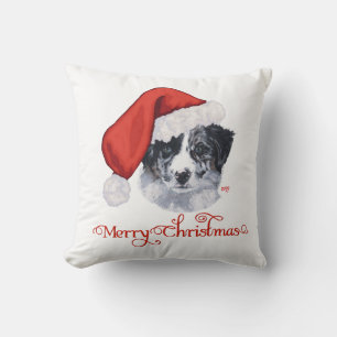 Cojín Decorativo Border Collie Navidad