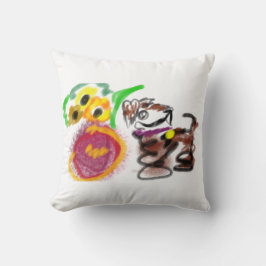 Cojín Decorativo Border Collie sunflowers 