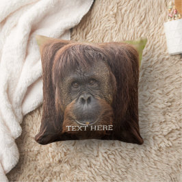 Cojín Decorativo Borneo Orangutan Beautiful Photography