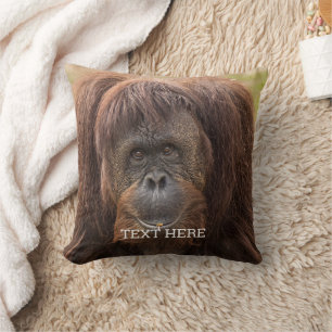 Cojín Decorativo Borneo Orangutan Beautiful Photography