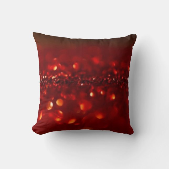 Cojín Decorativo borrón rojo (Anverso)