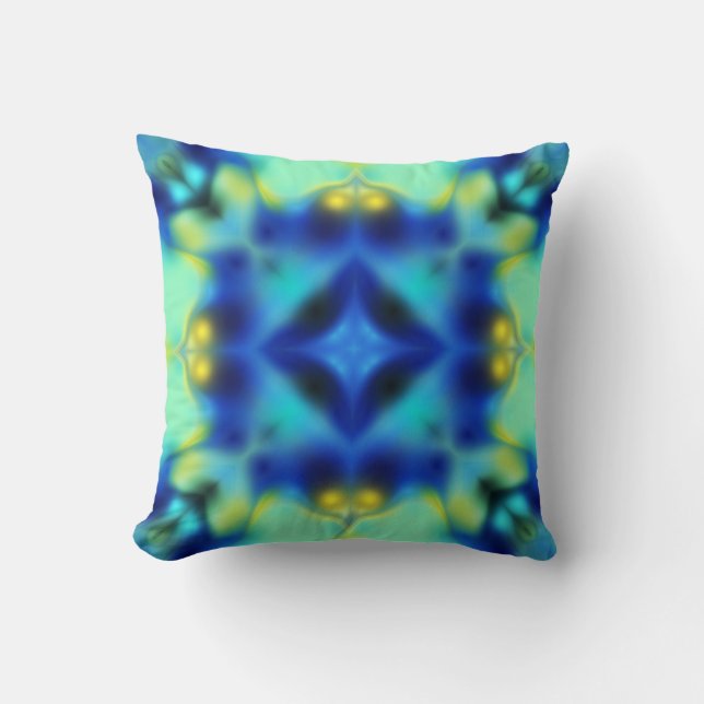 Cojín decorativo borroso extracto del modelo (Anverso)