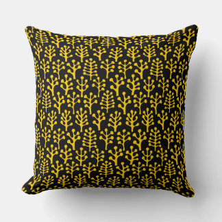 Cojín Decorativo Bosque 230823 - Ámbar en negro