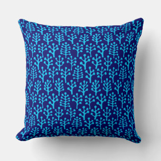 Cojín Decorativo Bosque 230823 - Cielo Azul sobre Azul Marino