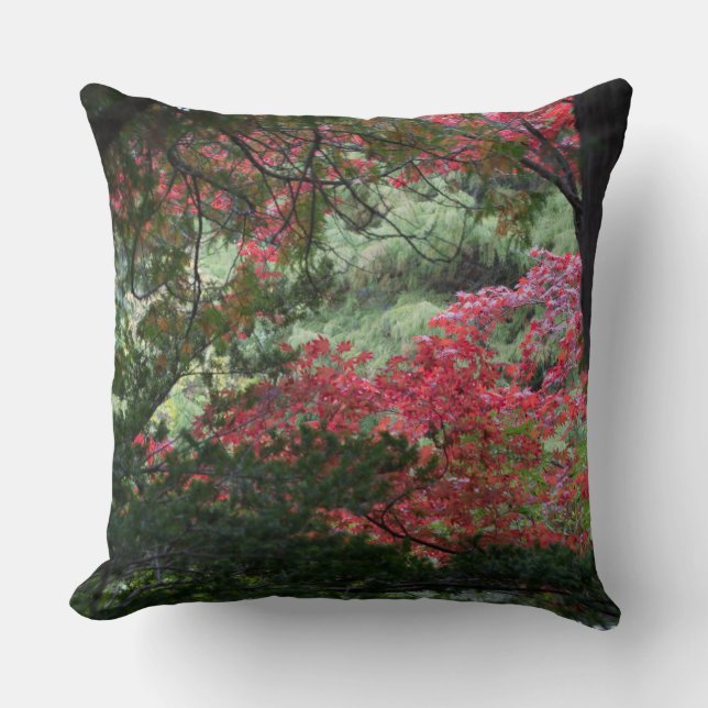 Cojín Decorativo Bosque de otoño (Anverso)